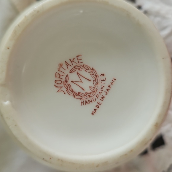 VINTAGE Handpainted Mushroom Shape Noritake JAPAN Condiment...